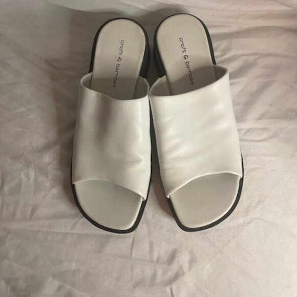 Croft & Barrow St Claire Women’s Leather White Slide\Sandal, size 9 - Picture 1 of 5